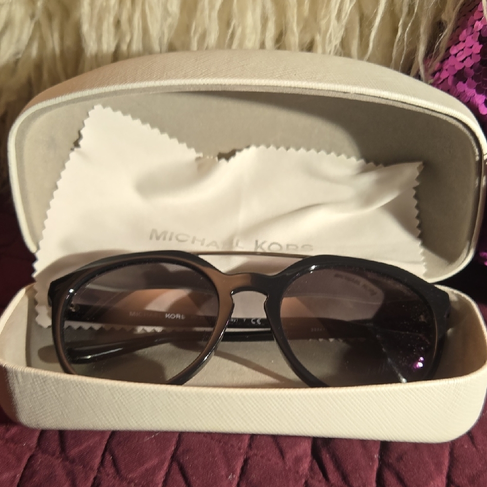 Michael Kors Black and Gray Sunglasses